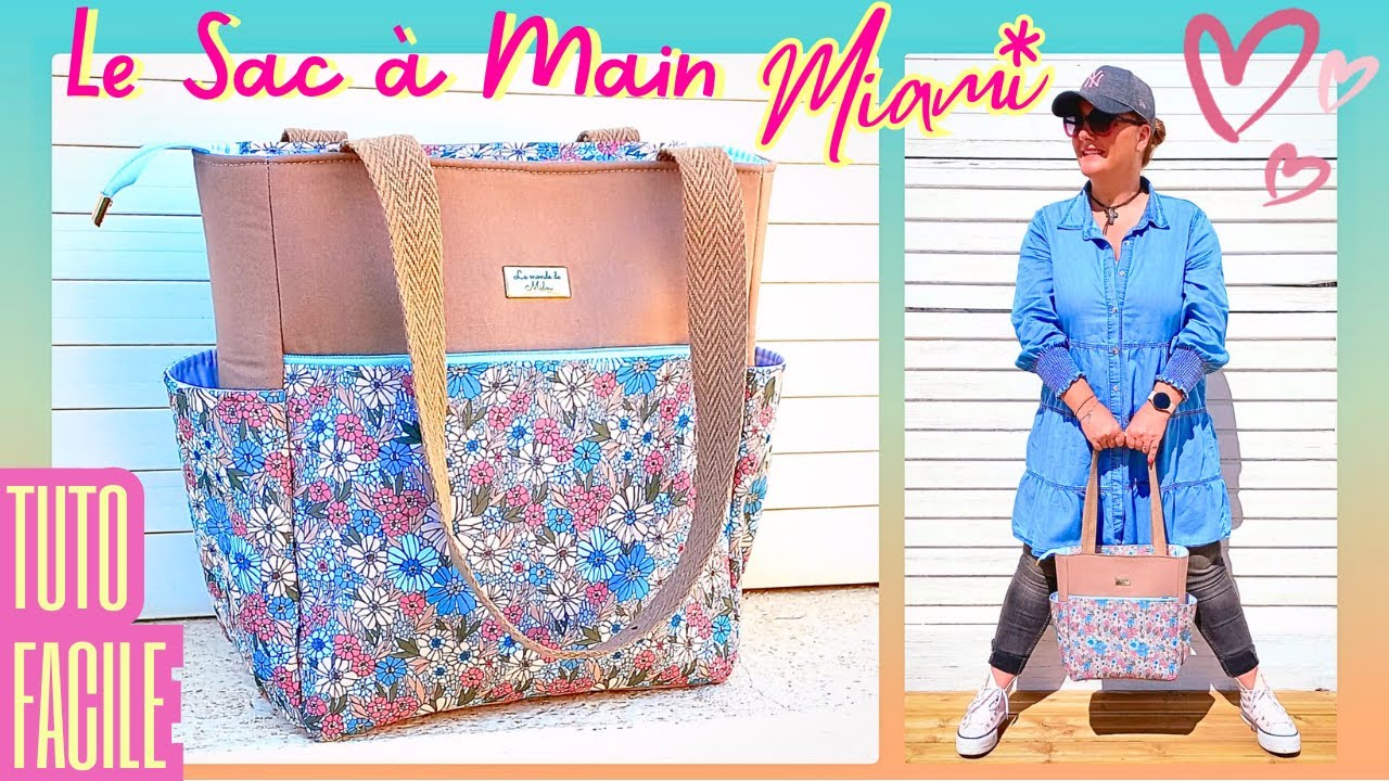 🎀 ПРОСТОЙ УЧЕБ #СДЕЛАЙТЕ 🎀 Сшейте сумочку #МИАМИ шаг за шагом 🥰