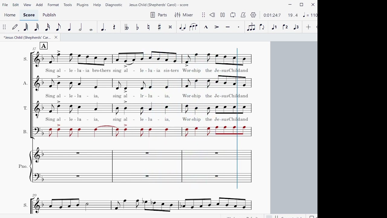 Jesus Child (Bass Guide)
