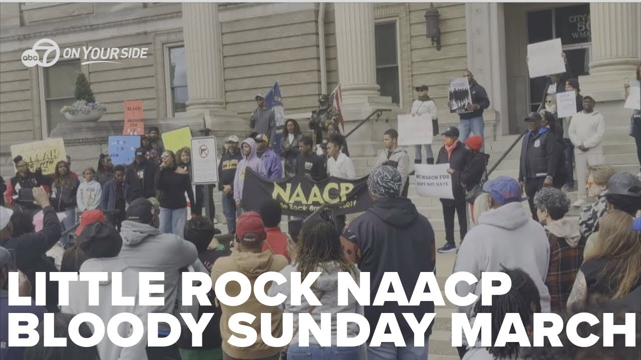 Little Rock branch of NAACP hosts march in honor of Bloody Sunday