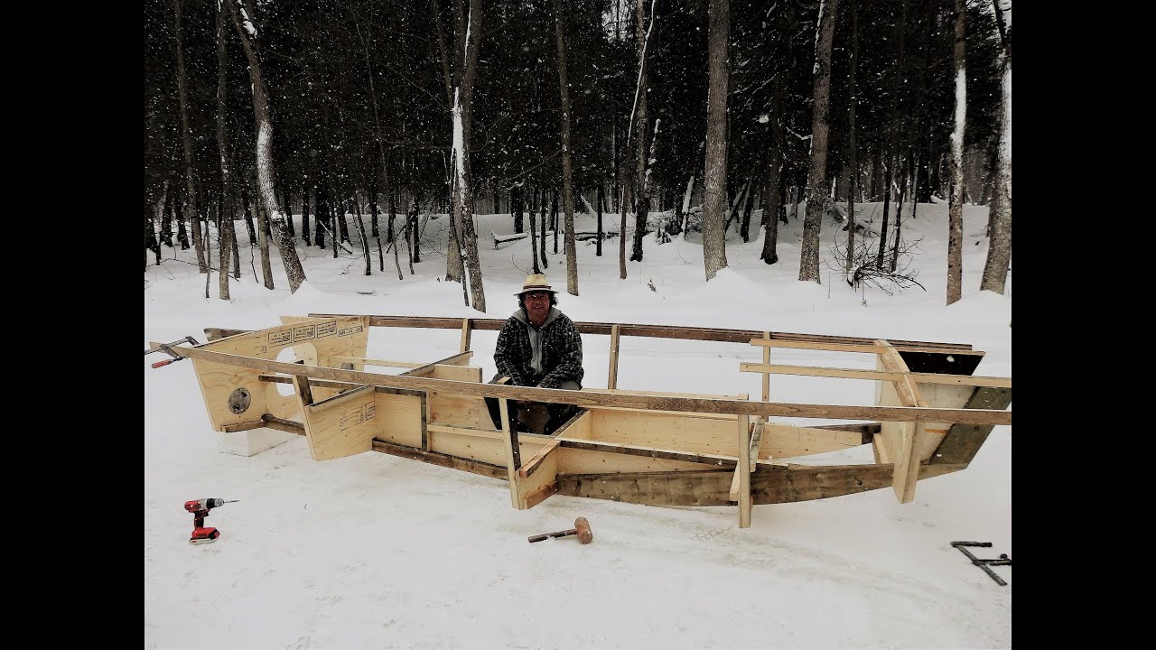 How to Build a Sailboat from Plywood and Lumberyard stock, CROW is a 15' 8
