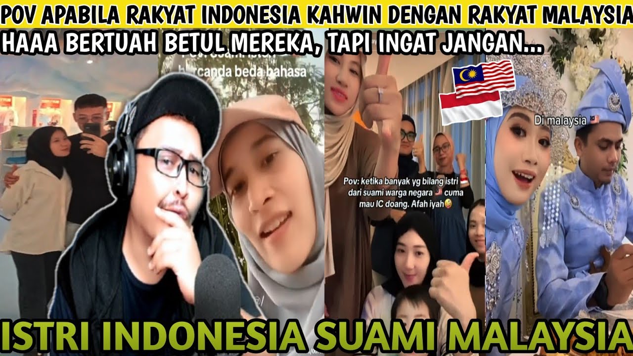 BILA CINTA SERUMPUN JADI SATU‼️ INI REALITI SEBENAR KAHWIN INDONESIA–MALAYSIA🔥🔥 | Wak Lonjong