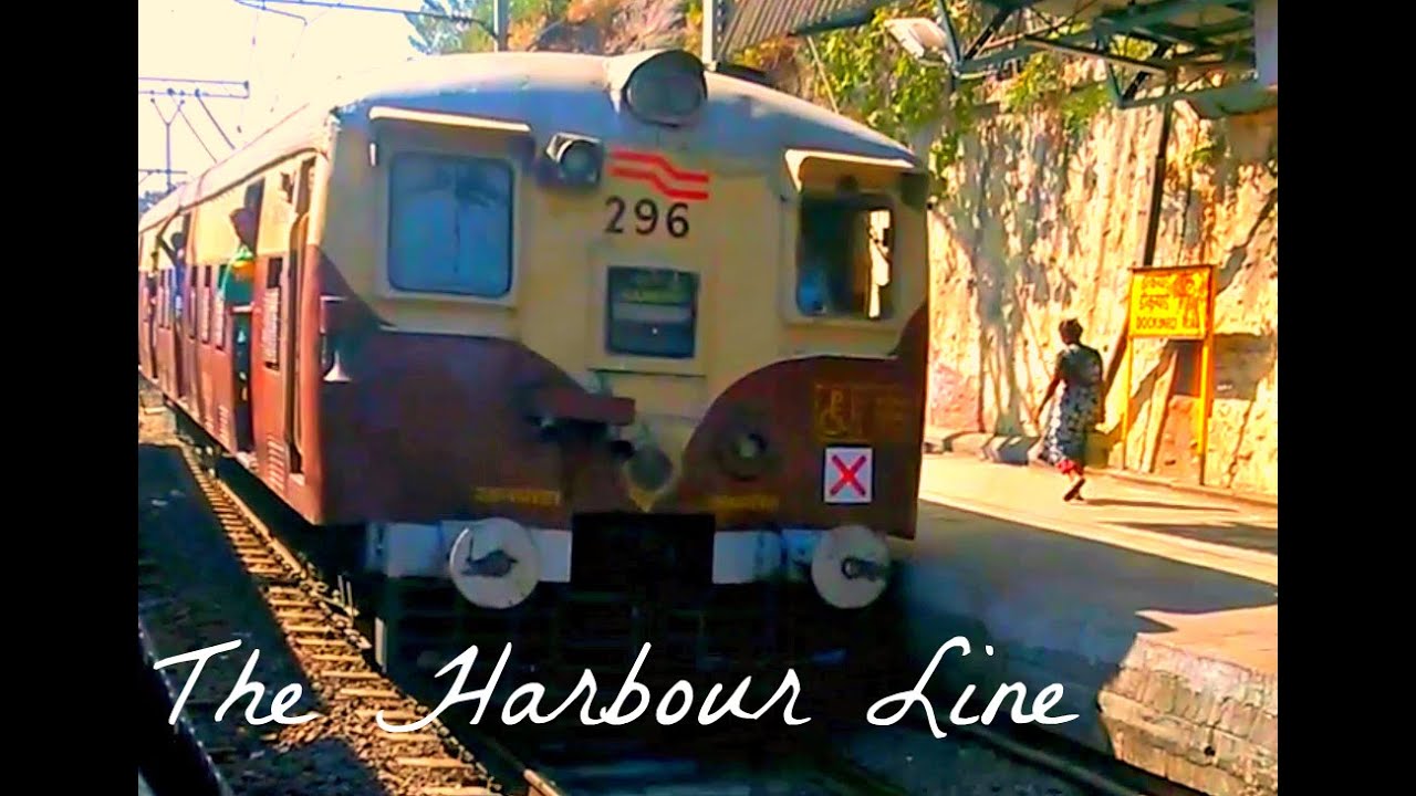 Mumbai Suburban Railway : The Harbour Line (Bandra to CST) Motor Coach Ride.