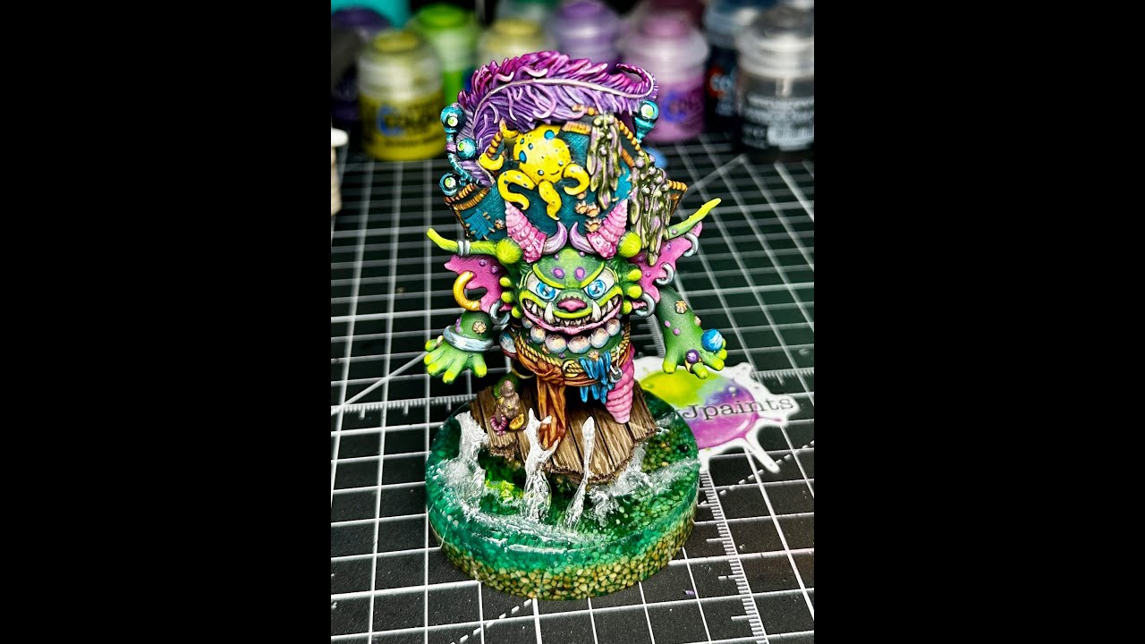 Barnabus the Pirate - paintng a magical mini