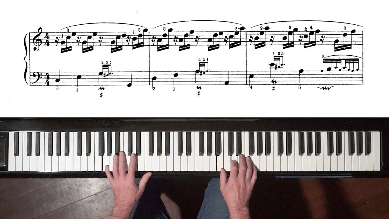 Bach Prelude No.1 from “12 Short Preludes” for Intermediary Pianists [BWV 924]