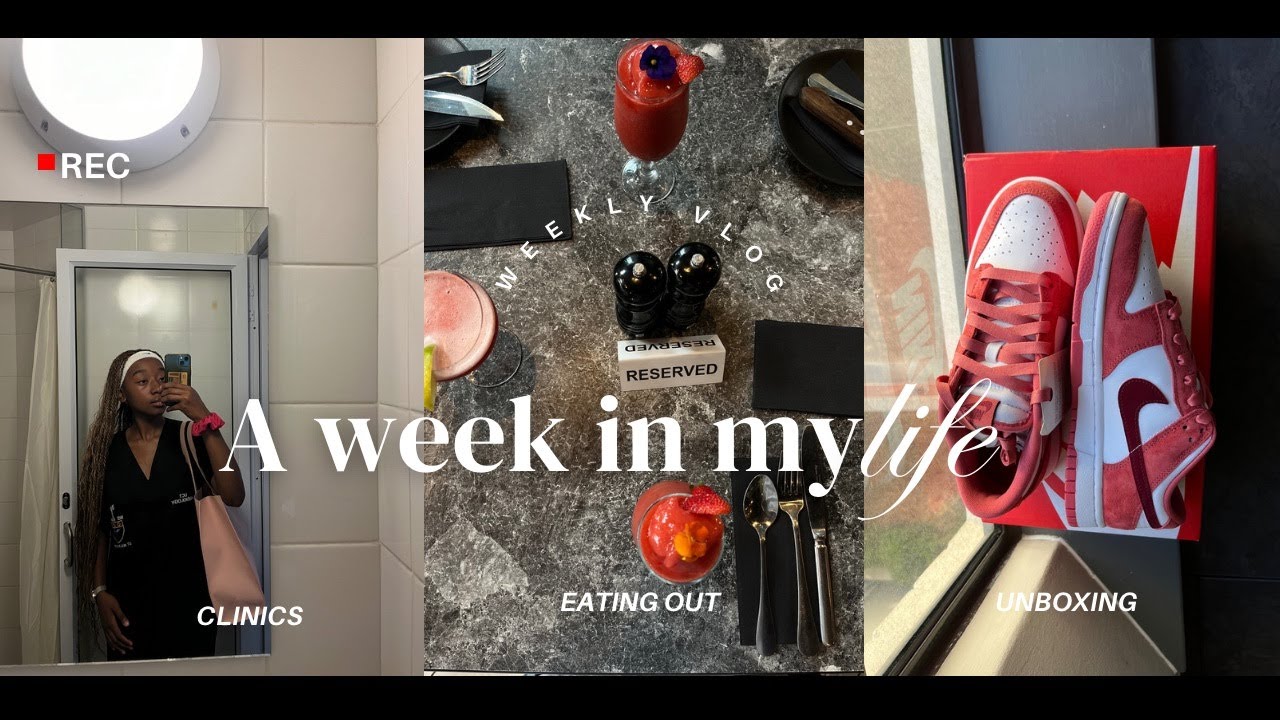VLOG: a week of clinics as a final year uct audiology student | lunch date + Nike dunk unboxing