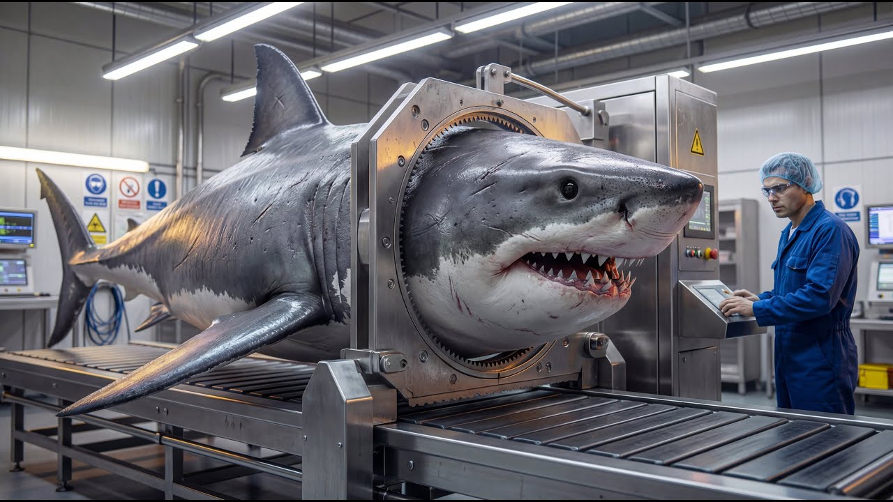 Inside Shark Meat Factory - How Shark Meat Is Processed From Catch to Packaging