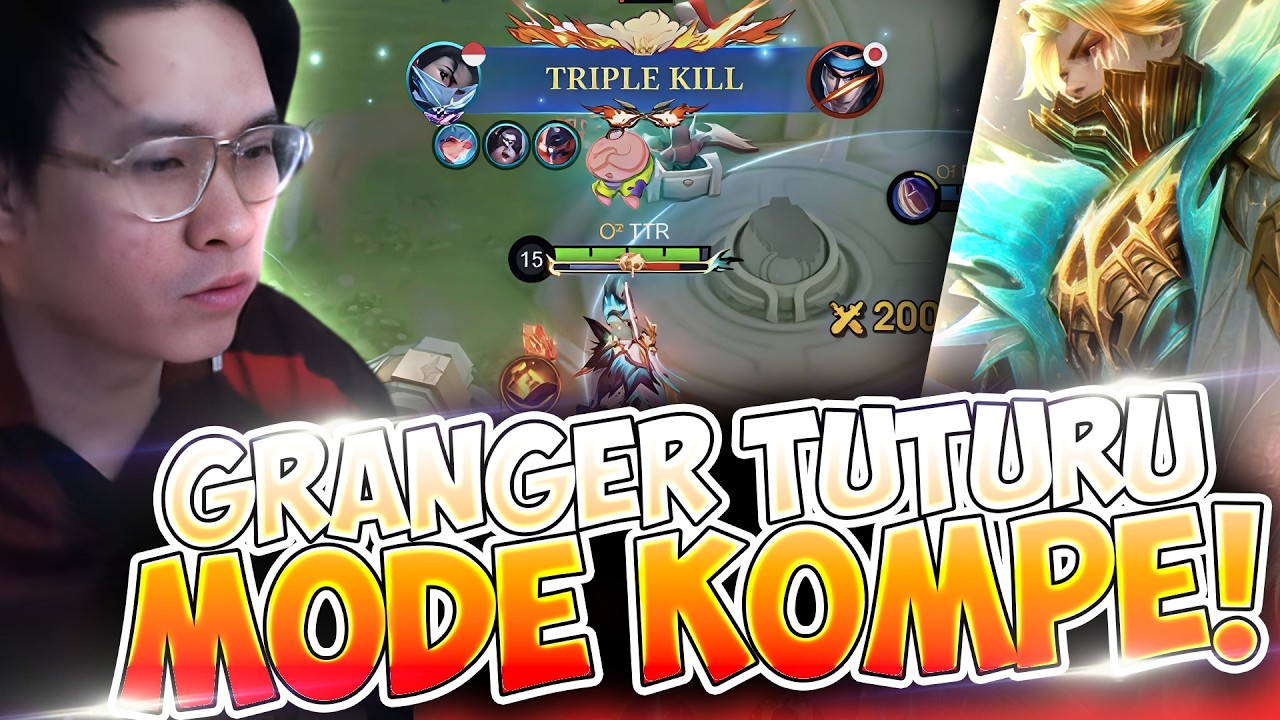 GRANGER MODE KOMPE KARENA MUSUH KERAS !! - Mobile Legends
