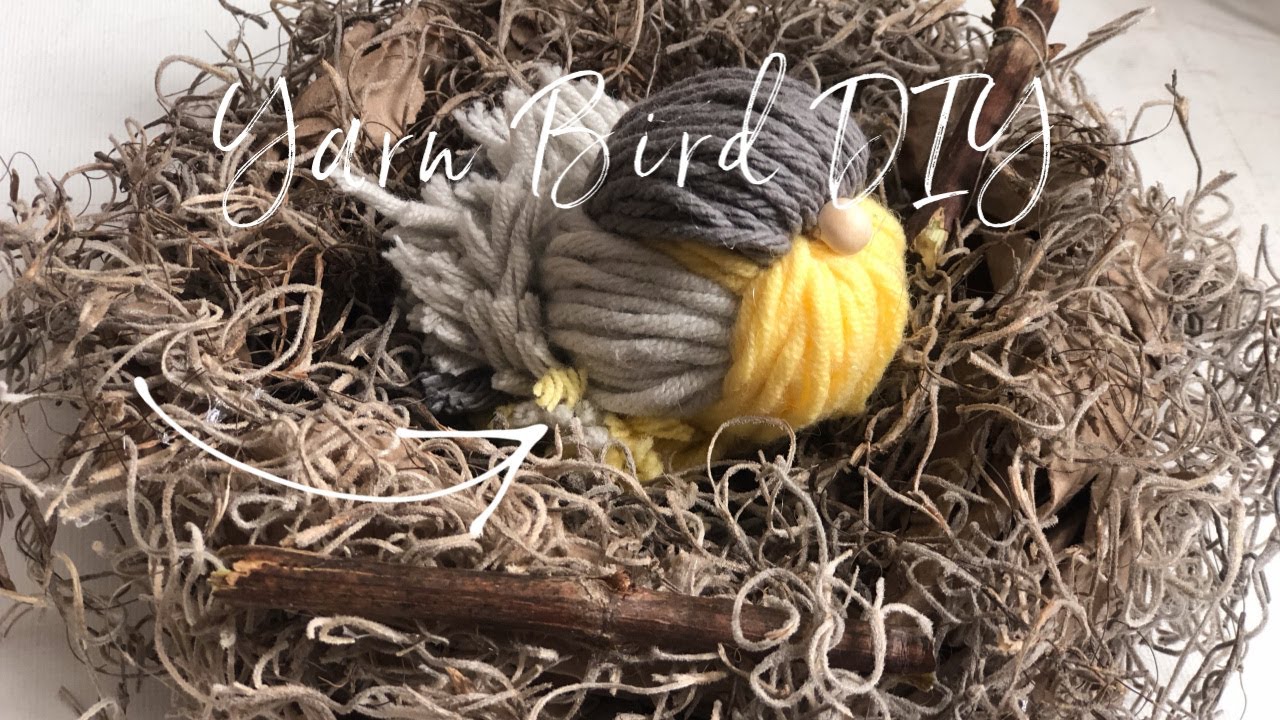 Super Cute Yarn Bird DIY