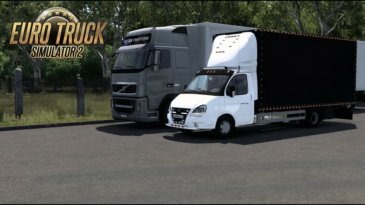 Euro Truck Simulator 2 1.57 обзор мода GAZelle pack