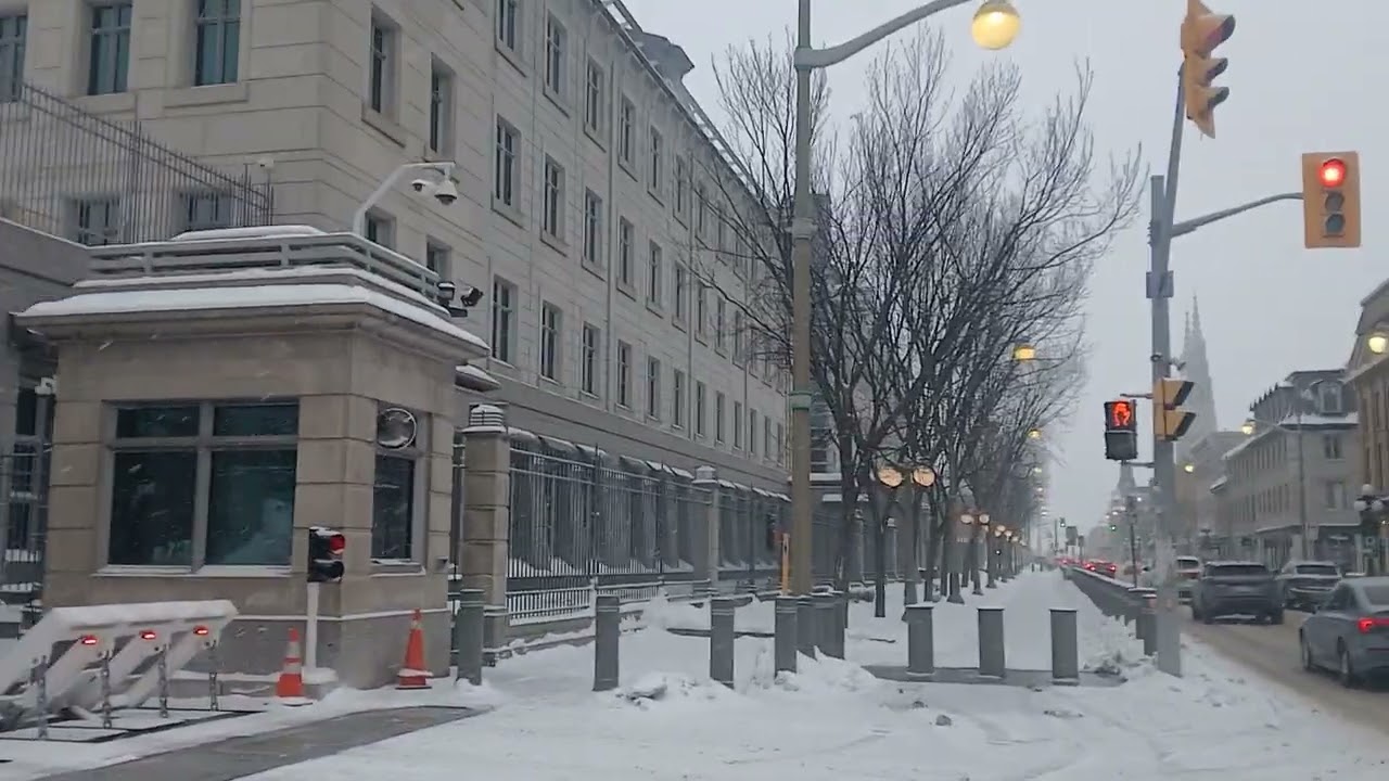 Ottawa walking tour snow fall part 2