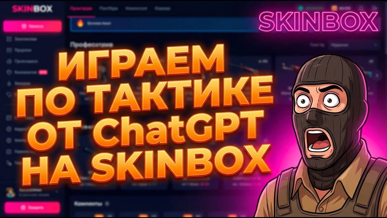 ИГРАЕМ ПО ТАКТИКЕ ОТ ChatGPT НА SKINBOX😱😲😳😨🔥🔥