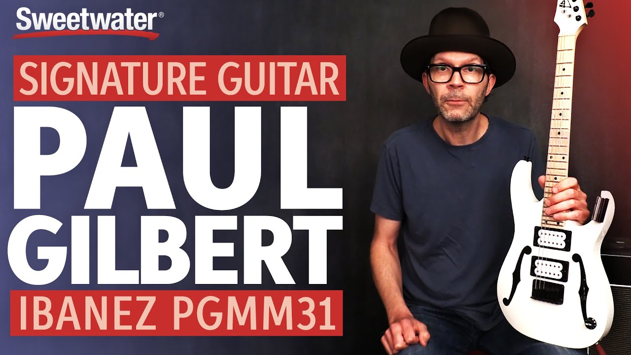 Paul Gilbert Demos His Signature Ibanez PGMM31