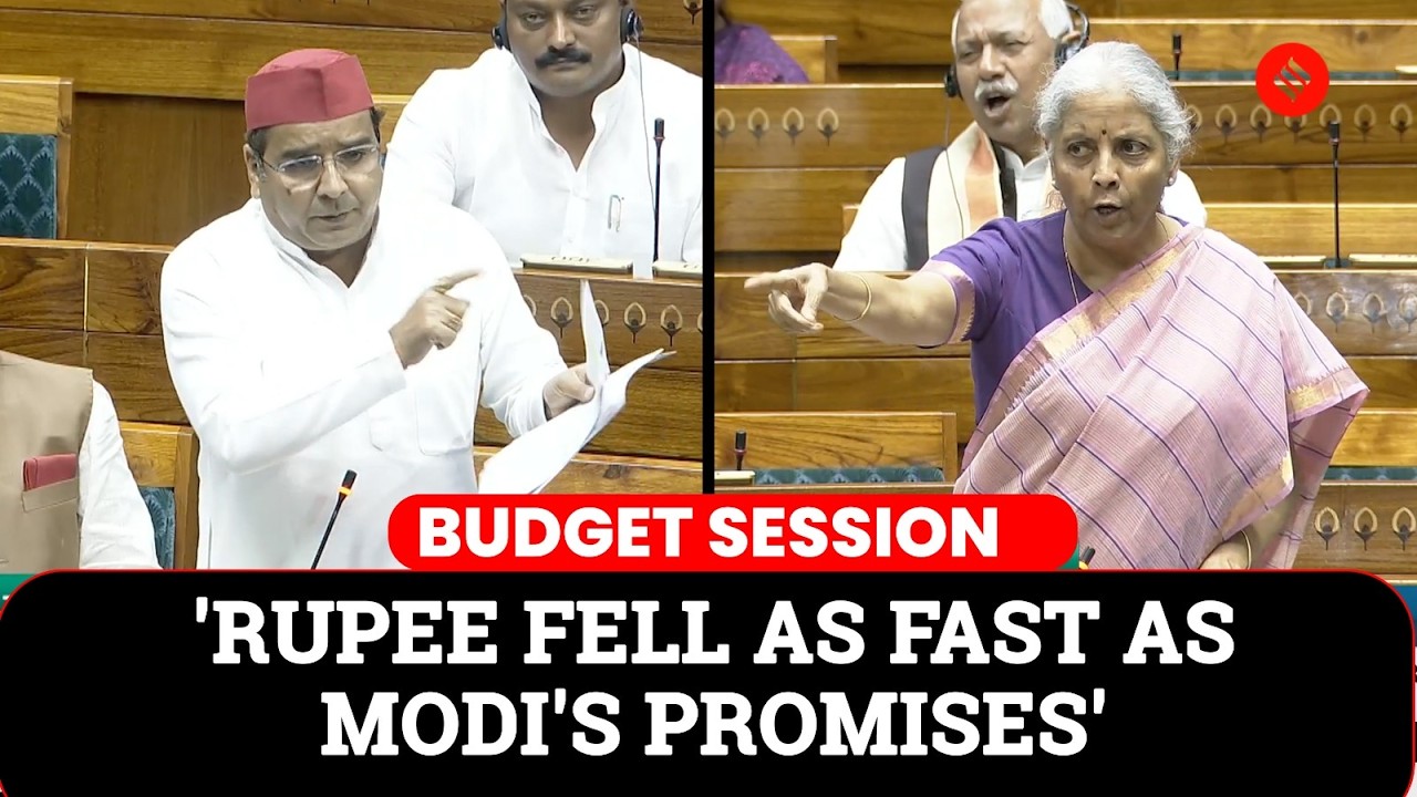 Budget Session 2026: SP MP Dharmendra Vs FM Nirmala Sitharaman Face-off | Rupee Fall & Inflation| LS