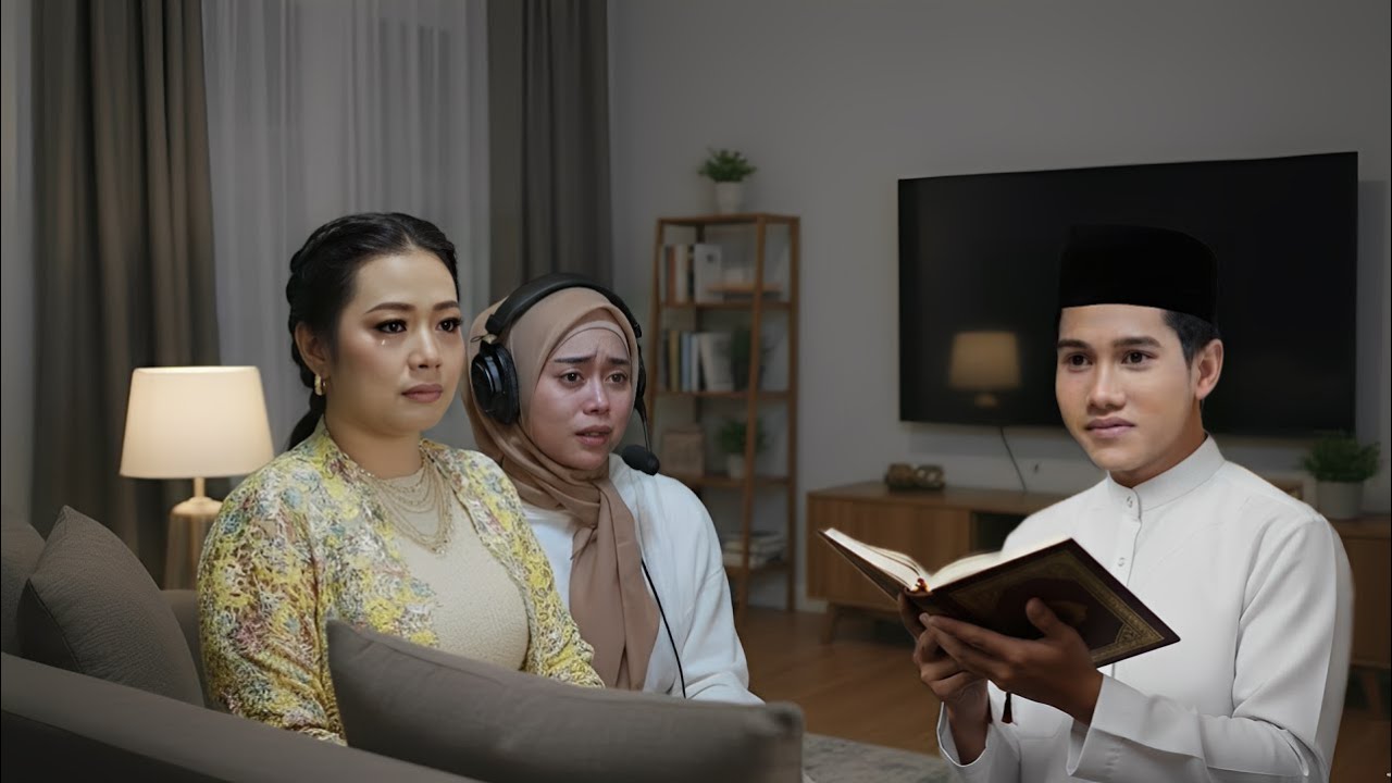 Air mata tak sengaja jatuh saat mendengar valen melantunkan ayat suci al-quran dg suara emasnya