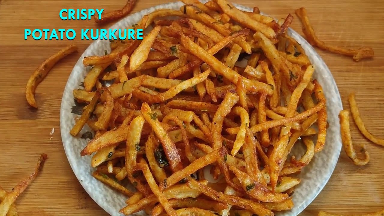 CRISPY POTATO KURKURE | मसाला आलू  कुरकुरे | ALOO KURKURE RECIPE | ఆలు కుర్కురే |