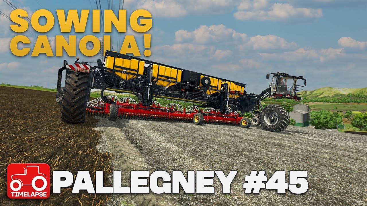 SOWING CANOLA WITH THE NEXAT!! Pallegney FS25 Timelapse Farming Simulator 25 Ep 45
