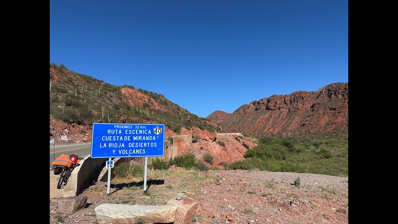 Cuesta de miranda Miranda en la Ruta 40, tramo La Rioja, Rock
