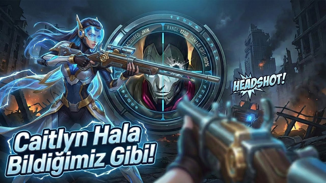 Caitlyn Hala Bildiğimiz Gibi! #leagueoflegends Gameplay