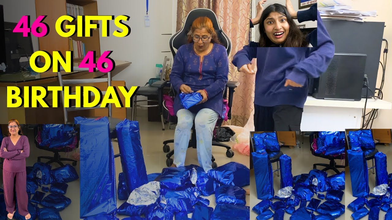 Suprising My Mom With 46 Gifts On Her 46th Birthday !