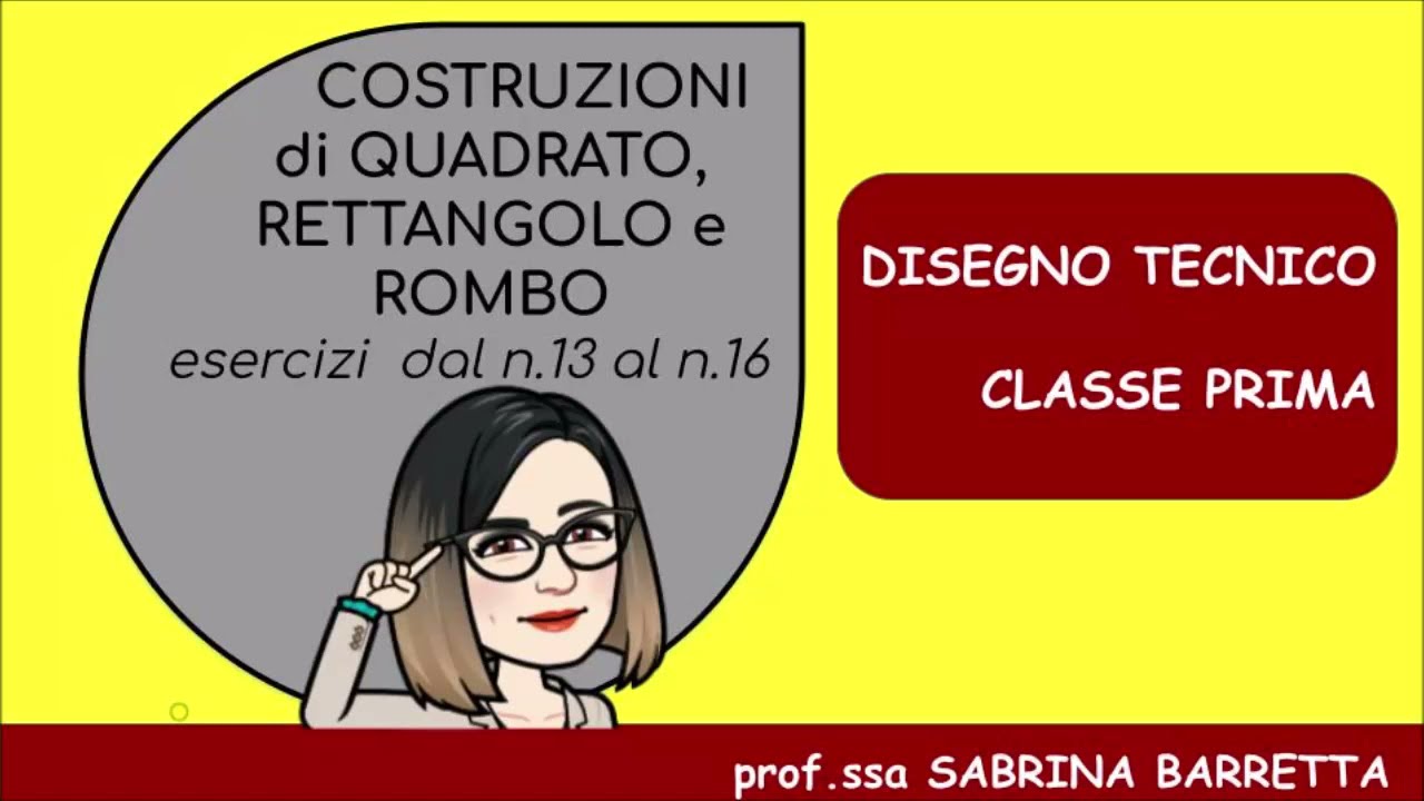COSTRUZIONE DI QUADRATO, RETTANGOLO E ROMBO