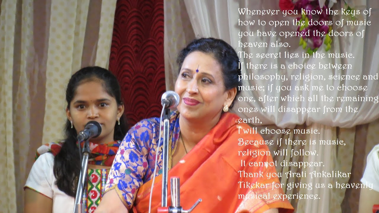 Arati Ankalikar Tikekar  ~  19th September 2015  ~  Shastri Hall  ~  Video by Sandeep Lagoo