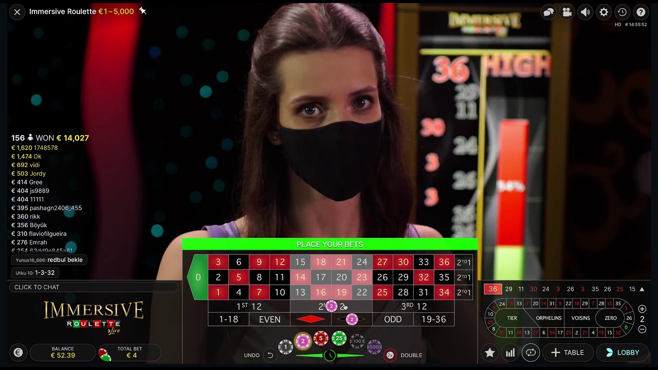 Live Immersive Roulette Gameplay - Betspin.com