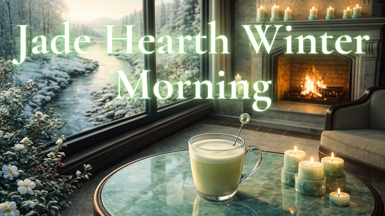 Jade Hearth Winter Morning 💎 Live Ambient Piano for Focus & Relaxation | Gemveil