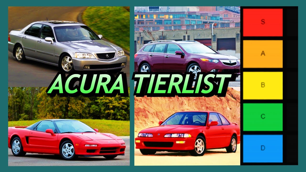 RANKING Every Acura Model EVER! (1986-2024) | Tier-List