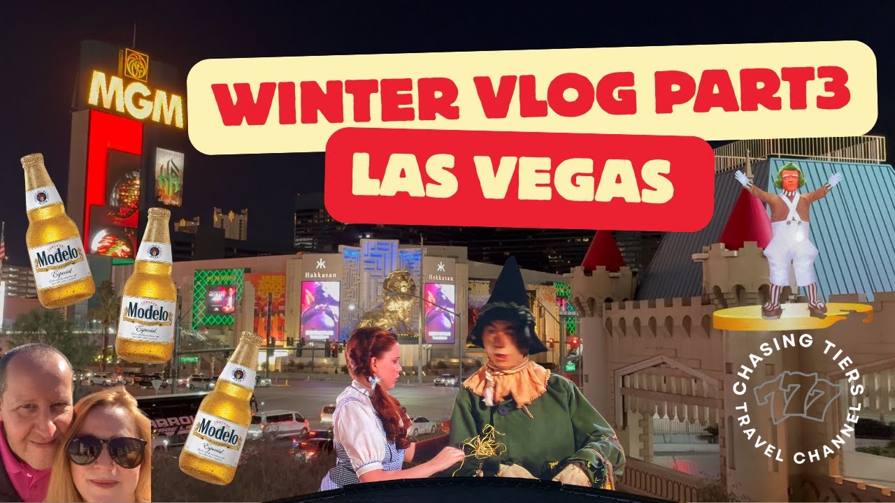 Las Vegas Vlog Winter Part 3 | Excalibur Gambling | Wizard of Oz | Slots | Drinking Casino Royale