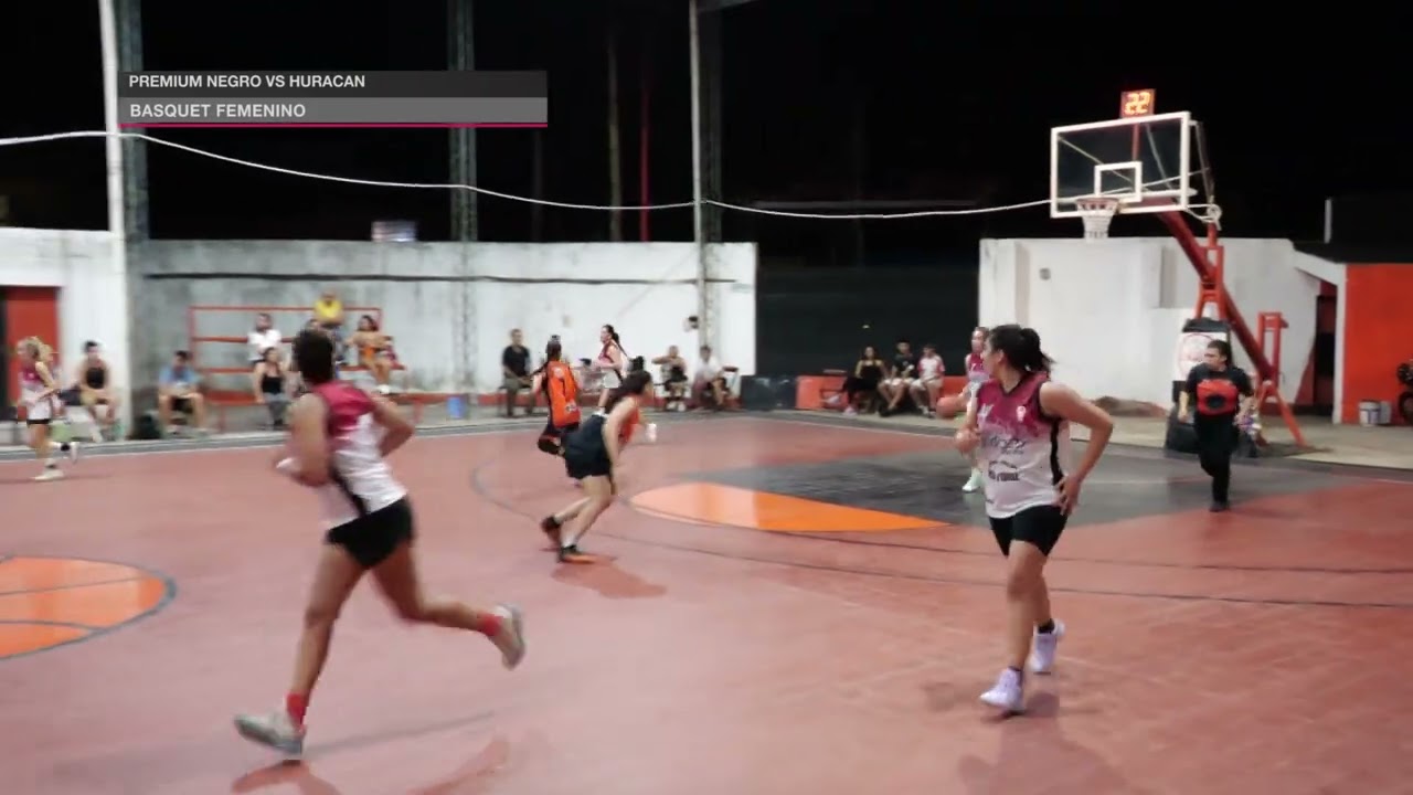 BASQUET FEMENINO 2026: PREMIUM NEGRO VS HURACAN  Bloque 3