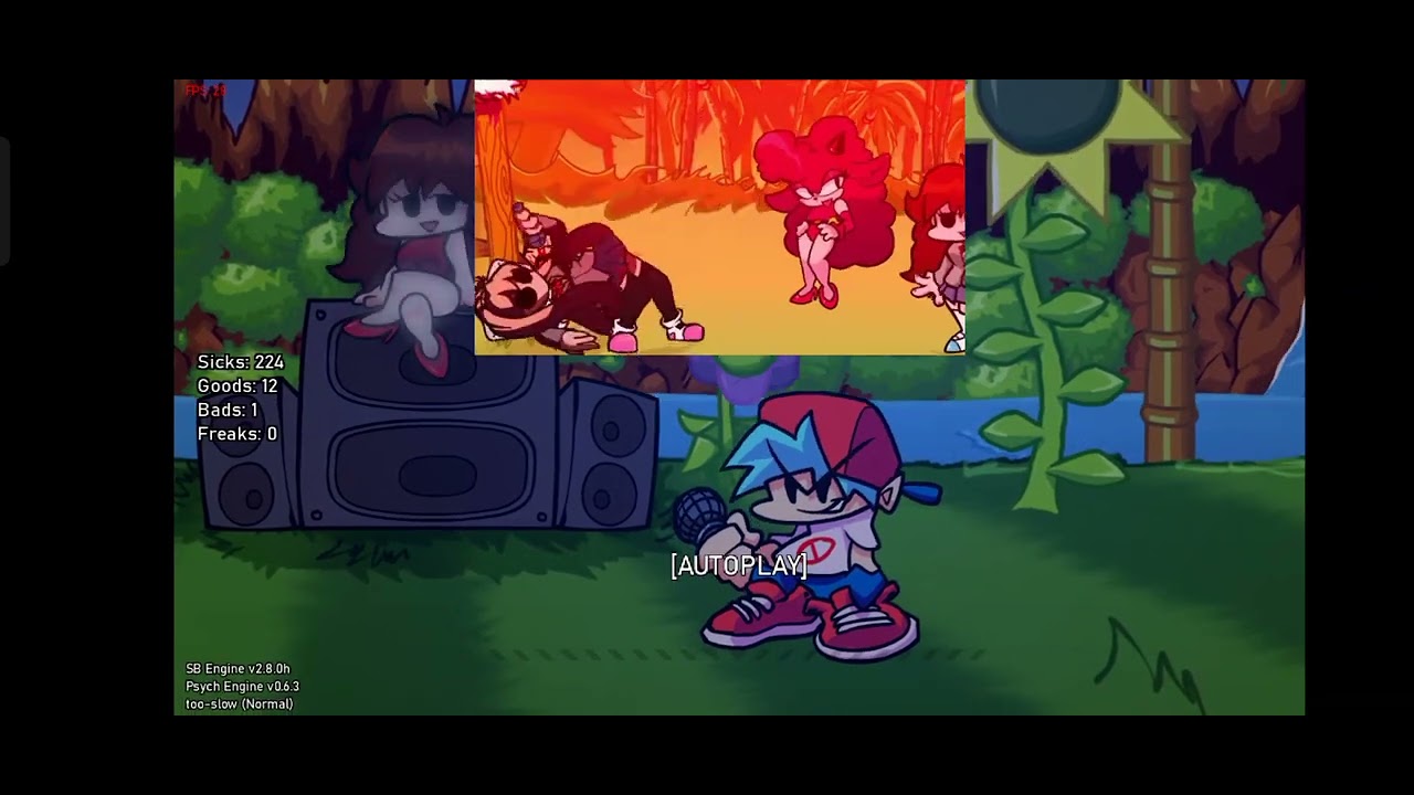 Too slow awemix monika exe x sonic exe Vs boyfriend x girlfriend