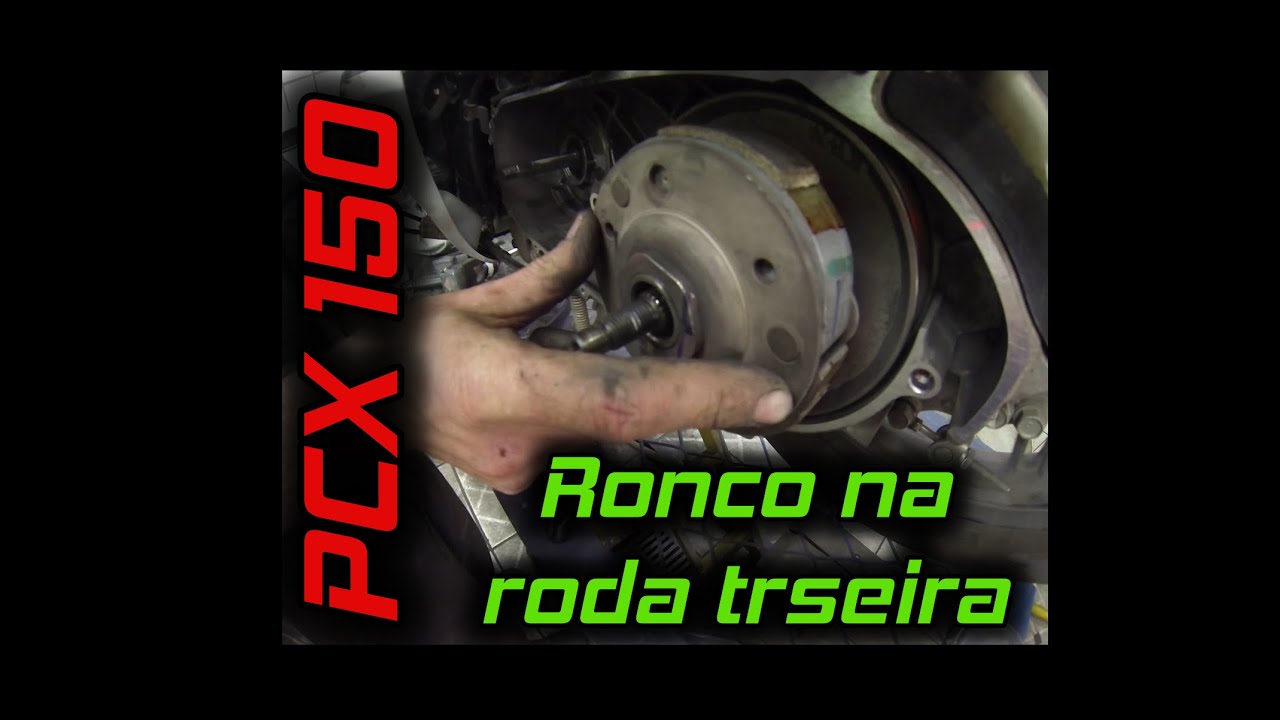 PCX 150: Ronco na roda traseira