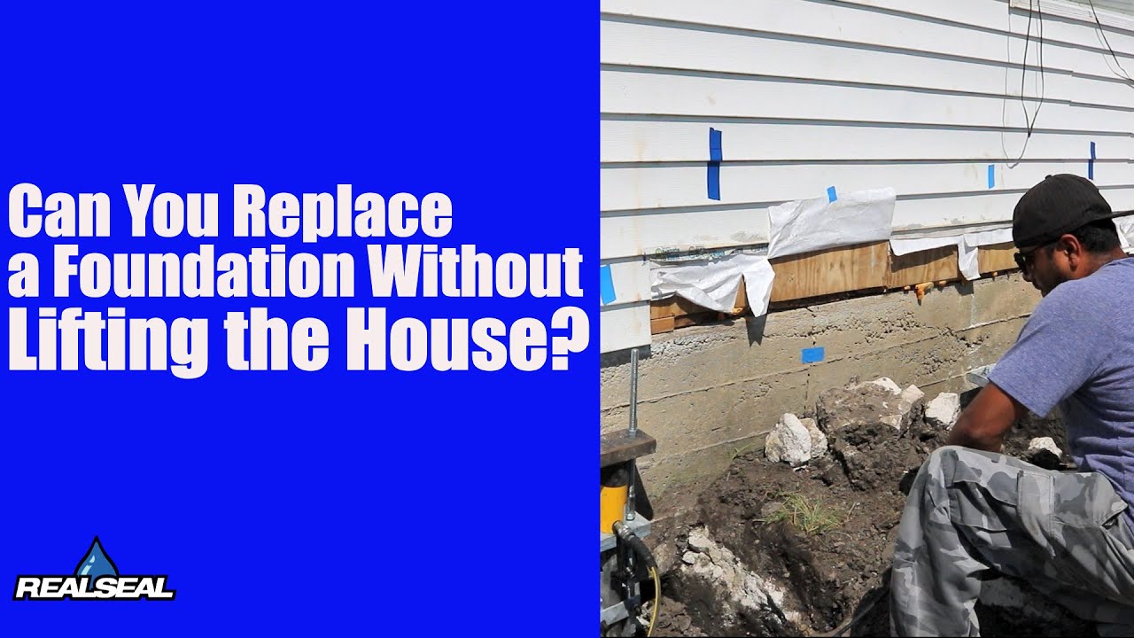 Is it possible to replace a foundation without lifting your house?