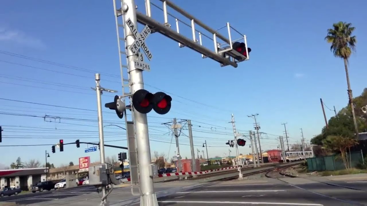 Railroad Crossings Along The Sacramento Light Rail Gold Line In Order (3K Sub Special)