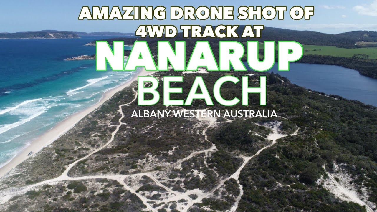 AMAZING DRONE SHOT OF 4WD TRACK AT NANARUP BEACH - ALBANY WESTERN AUSTRALIA || NICKKABOO