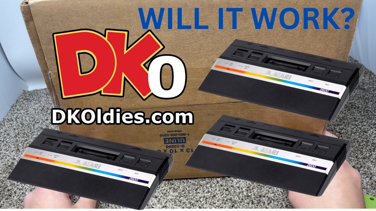 I Bought 3 Untested Atari 2600 Jr Consoles From DkOldies
