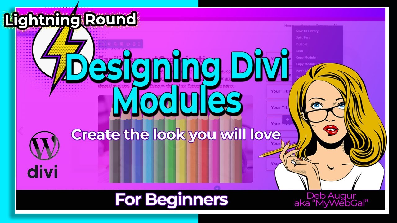 Designing with Divi for Wordpress Websites: For Beginners (2022)