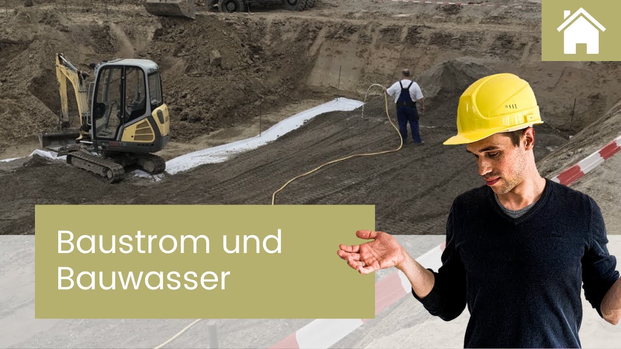 Baunebenkosten: Baustrom und Bauwasser | Kosten, Ablauf, Vorraussetzungen