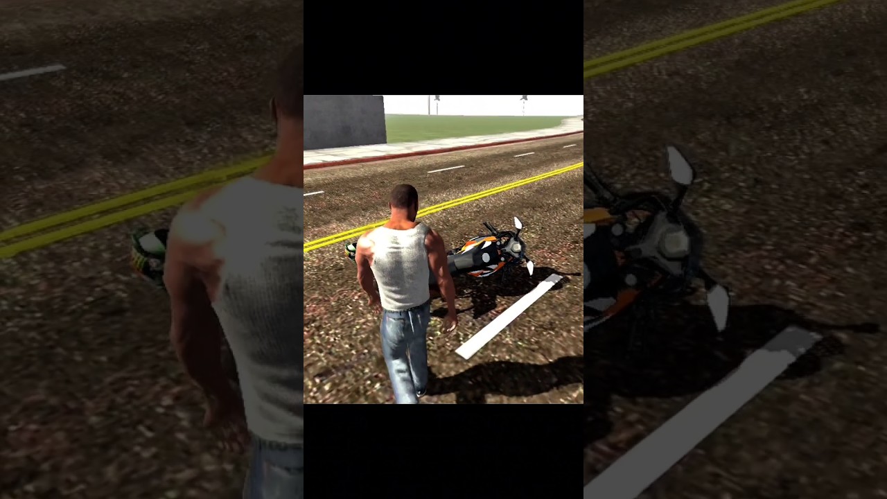 Indian bike driving 3d police station fight 