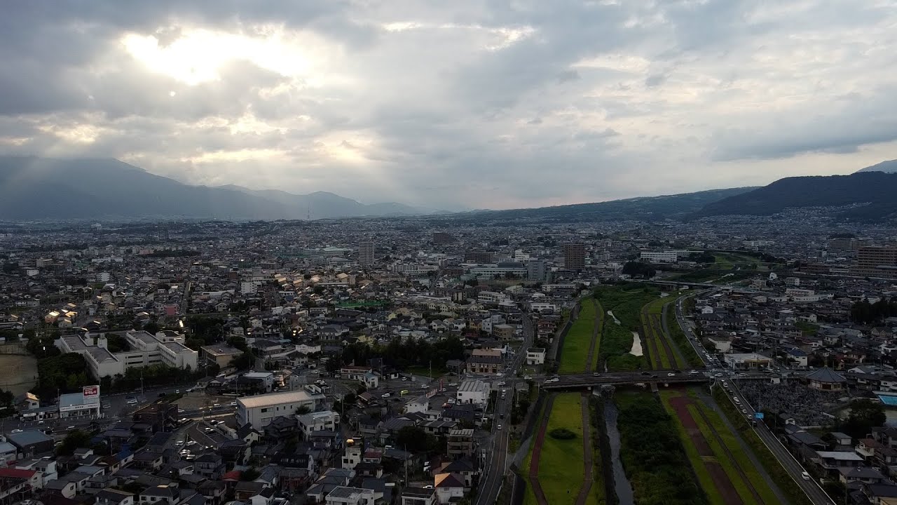 ４Kドローン旅！　甲府盆地＠甲府・荒川
