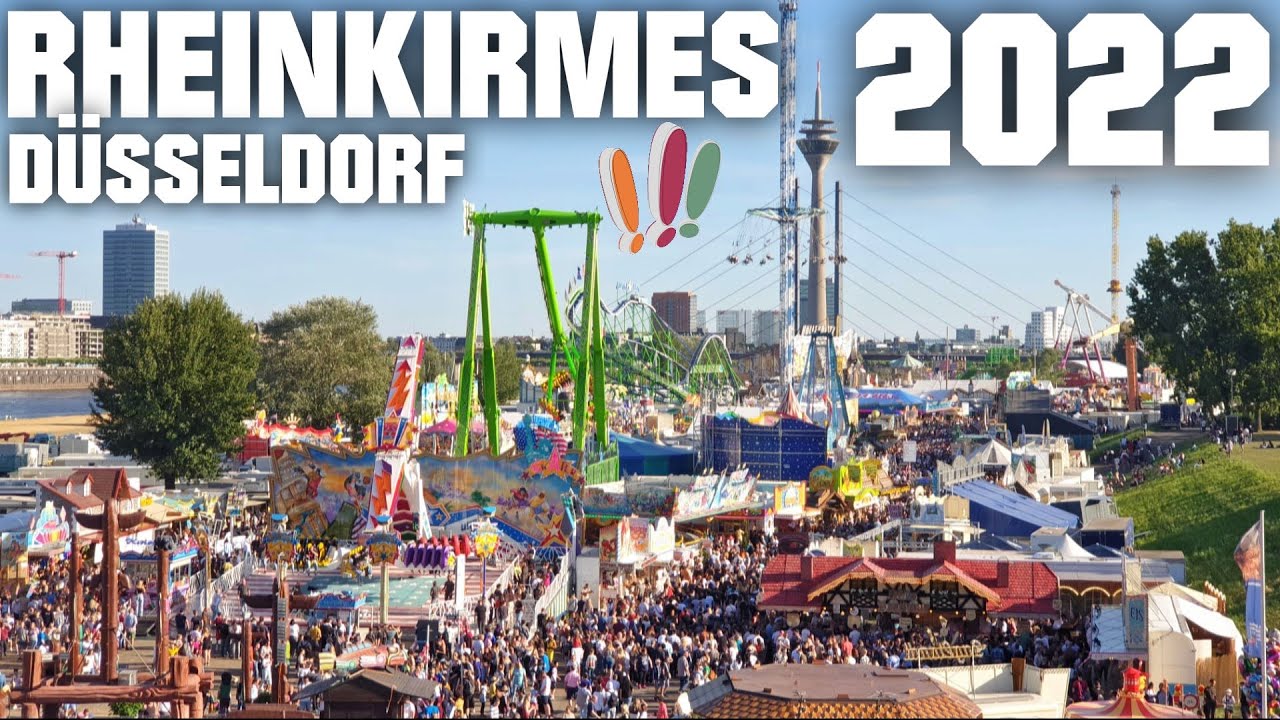 Rheinkirmes in D&uuml;sseldorf 2022 ► Kirmes Fahrgesch&auml;fte Mix │MGX