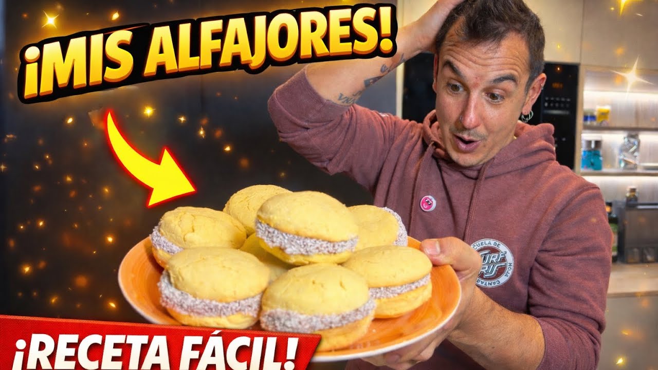 LOS MEJORES ALFAJORES QUE HAS PROBADO NUNCA. #food #cocinaconsabor #dulce #canaldecocina 