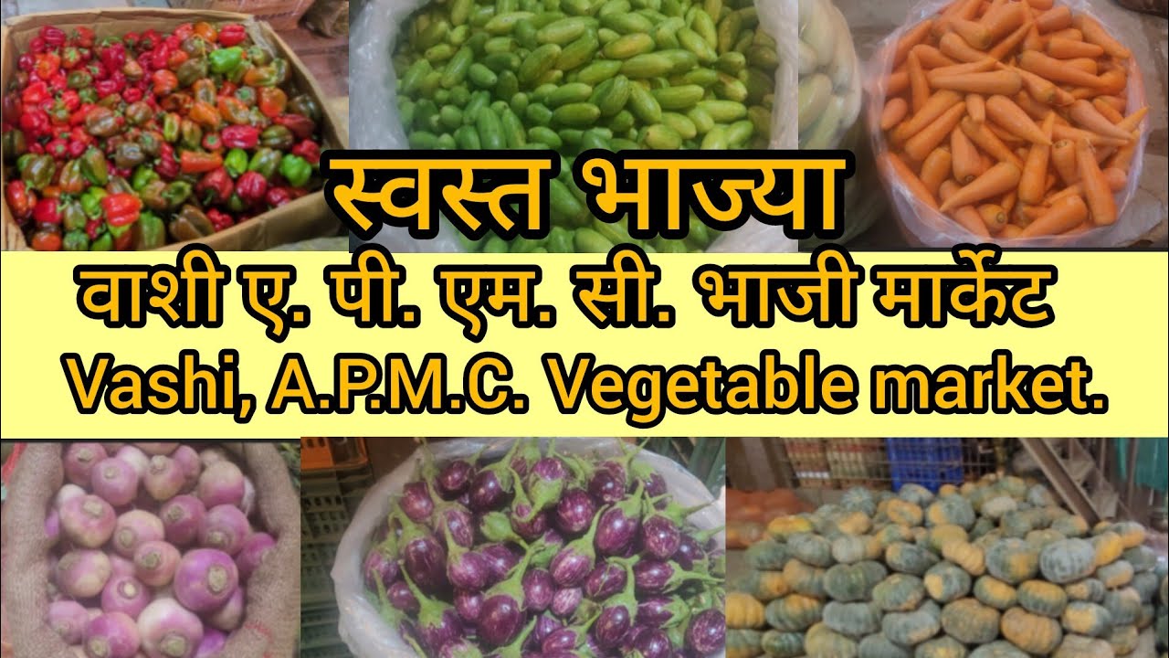 स्वस्त भाज्या, ए पी एम सी भाजी मार्केट, वाशी | APMC Wholesale Vegetable market,Vashi | Vlog no. 38