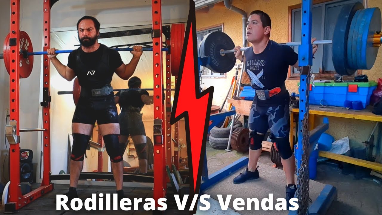 Rodilleras v/s Vendas de rodilla