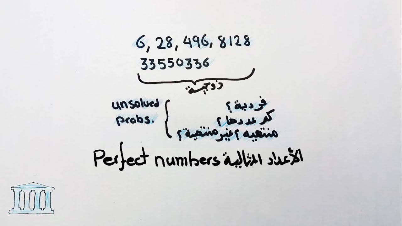 الأعداد المثالية Perfect numbers