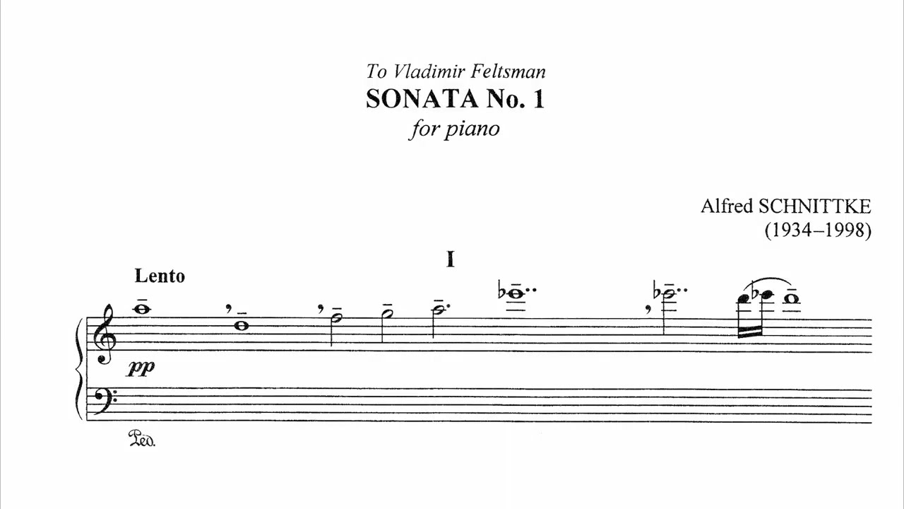 Alfred Schnittke - Piano Sonata No. 1