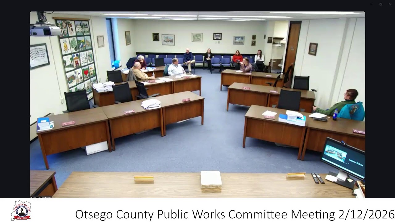Otsego County Public Works Committee Meeting 2/12/2026