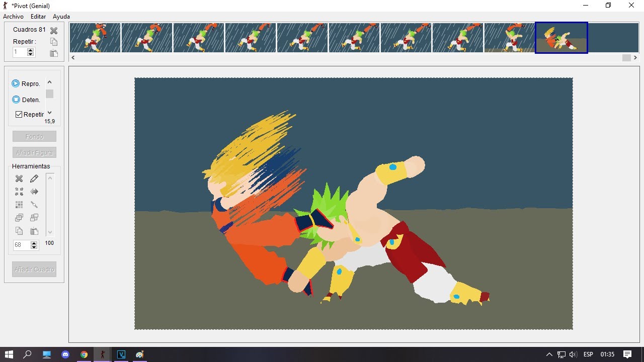 Pivot Speed Animate#5 ''Goku vs Broly''