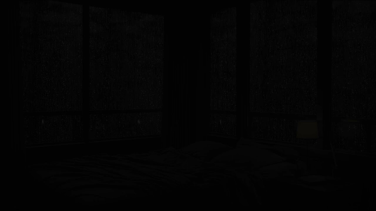 Best Heavy Rain And Thunder Sound For Relaxation - Black Screen | 3 Hours NO ADS Relaxing, Sleep