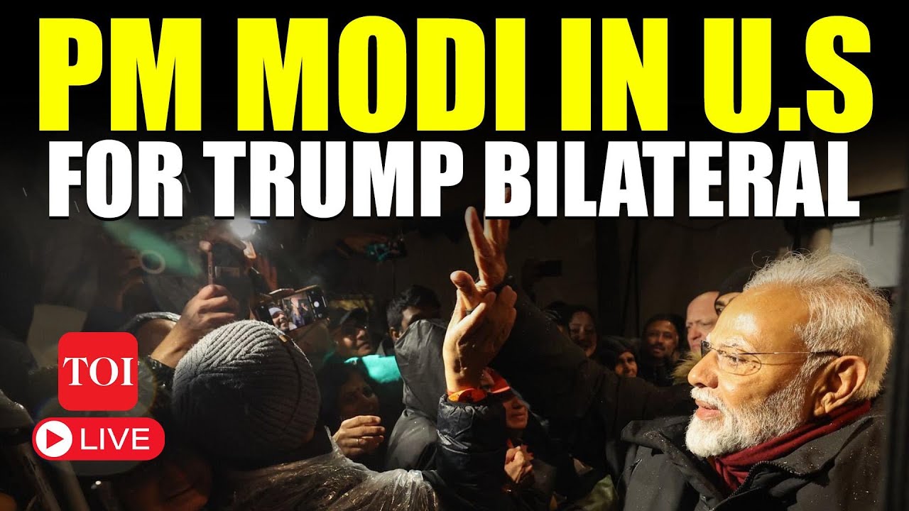 LIVE | PM Modi In US; Rousing Reception For Indian PM Ahead Of Trump Bilateral | Watch